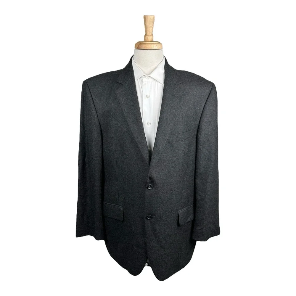 John W Nordstrom Gray Loro Piana Pure Cashmere Vented Blazer 44R Mens Sport Coat